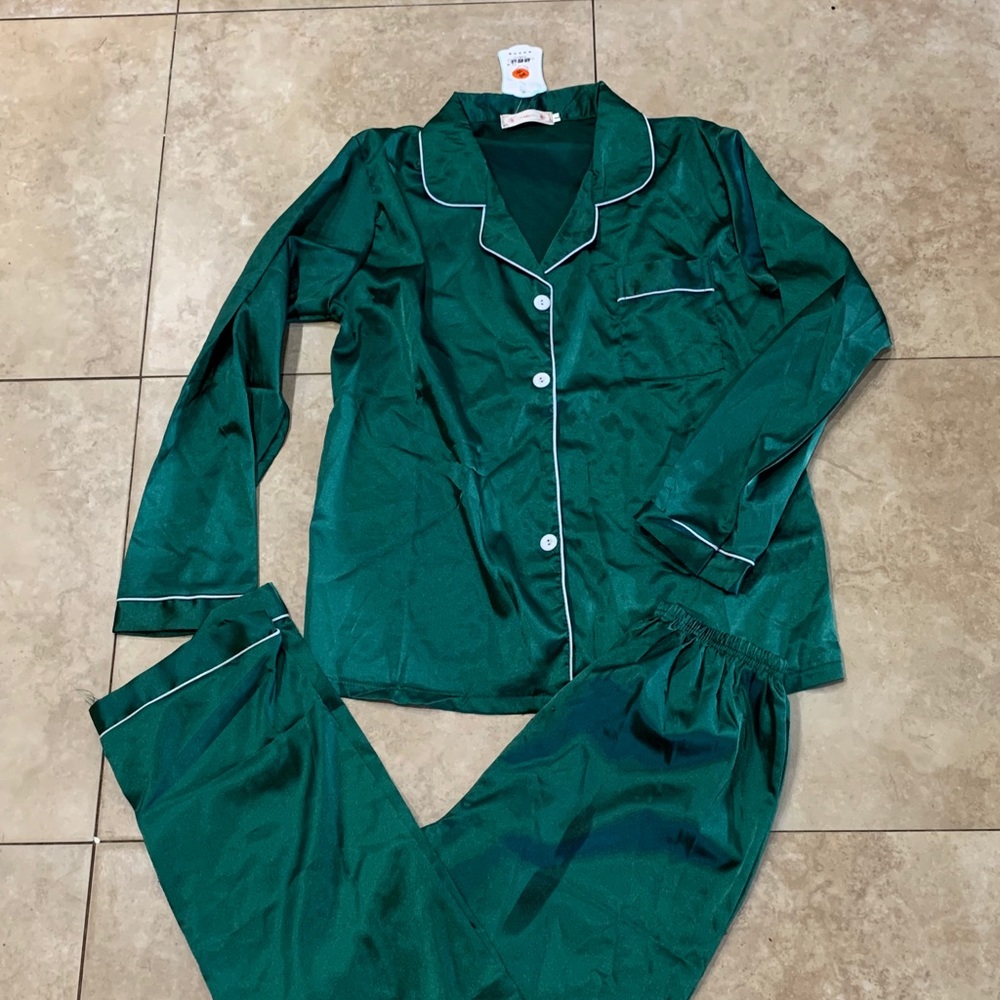 Soft satin like pj set